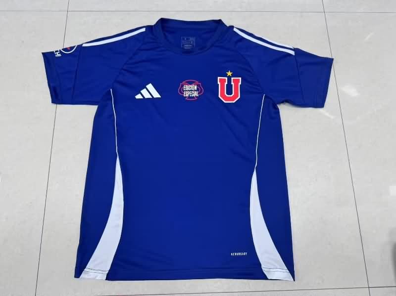 Thailand Quality(AAA) 2024 Universidad Chile Training Soccer Jersey 02