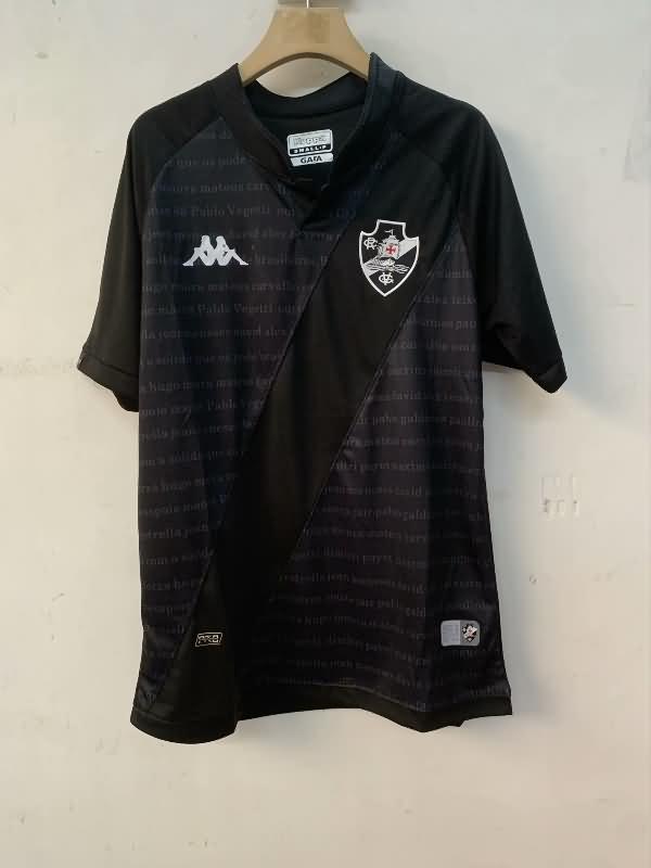 Thailand Quality(AAA) 2024 Vasco Da Gama Goalkeeper Black Soccer Jersey