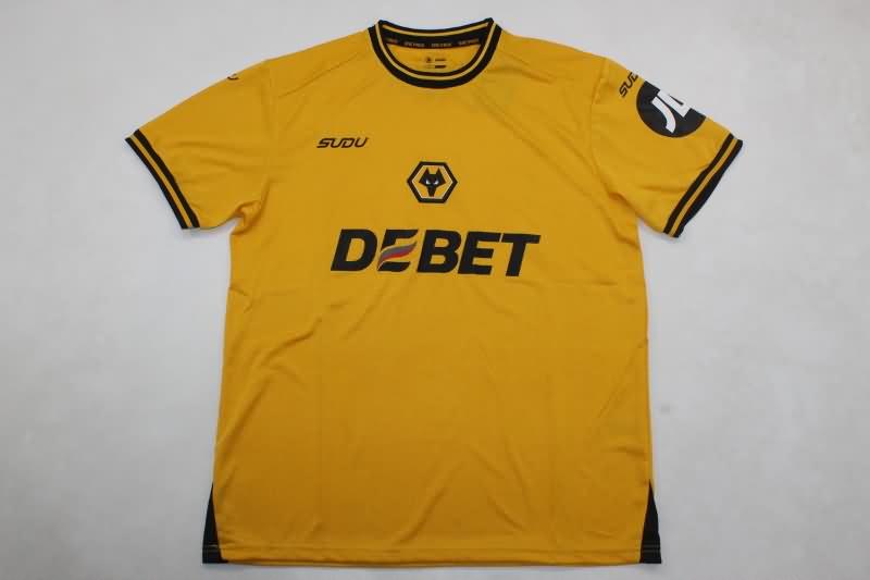 Thailand Quality(AAA) 24/25 Wolves Home Soccer Jersey