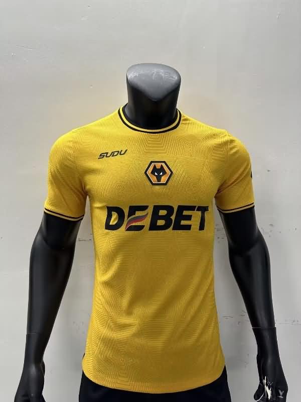 Thailand Quality(AAA) 24/25 Wolves Home Soccer Jersey (Player)