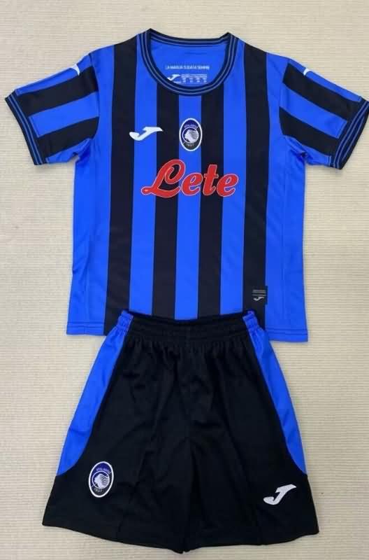 24/25 Atalanta BC Home Kids Soccer Jersey And Shorts