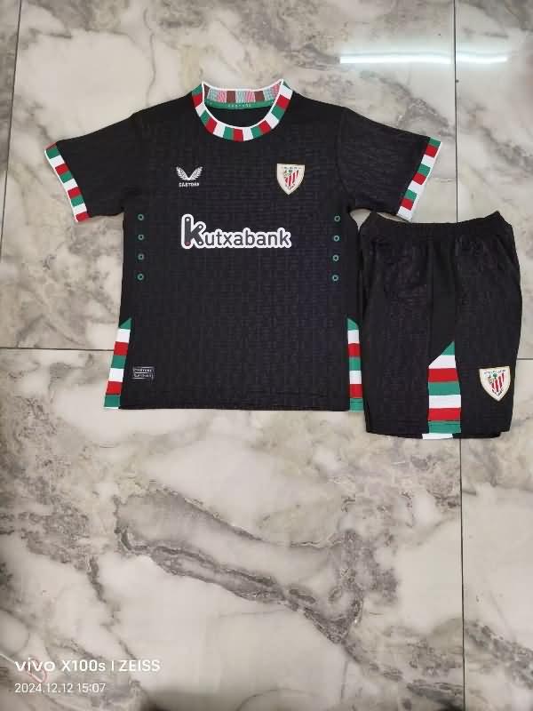 24/25 Athletic Bilbao Fourth Kids Soccer Jersey And Shorts