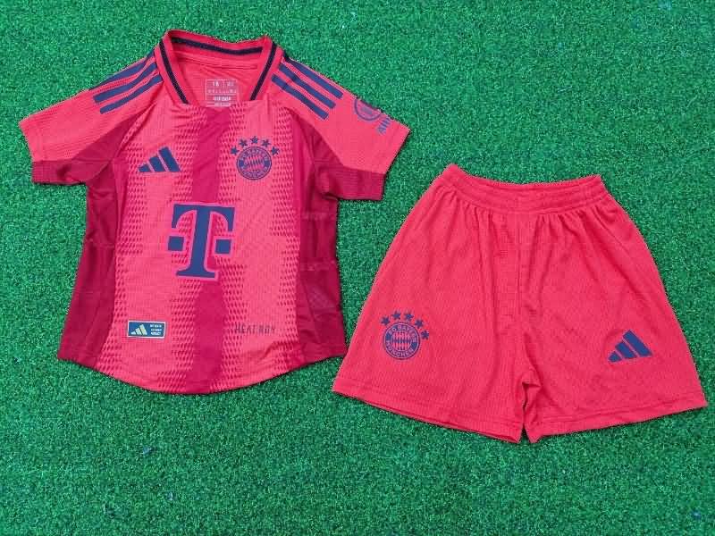 24/25 Bayern Munich Home Kids Soccer Jersey And Shorts (Player)