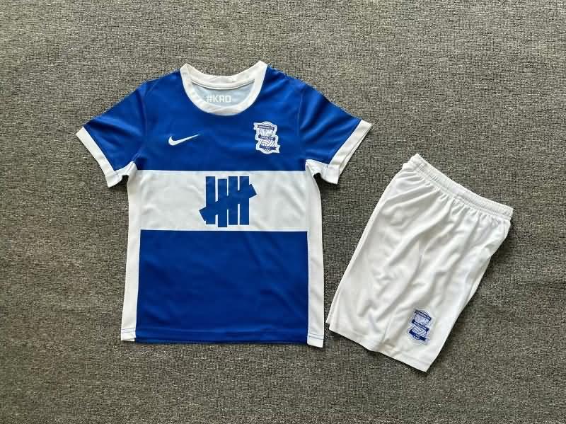 24/25 Birmingham City Home Kids Soccer Jersey And Shorts