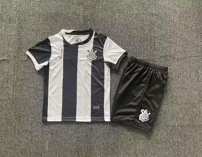 2024 Corinthians Third Kids Soccer Jersey And Shorts