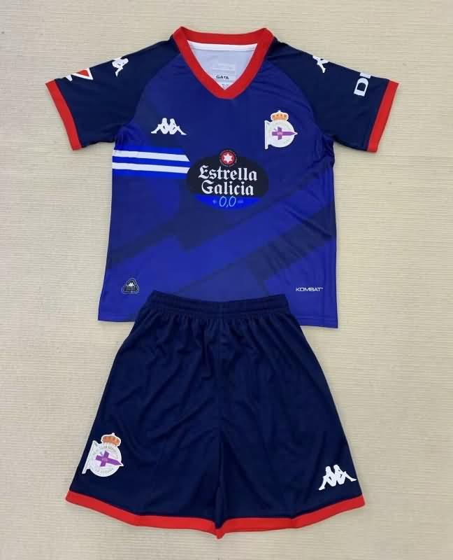 24/25 Deportivo La Coruna Third Kids Soccer Jersey And Shorts