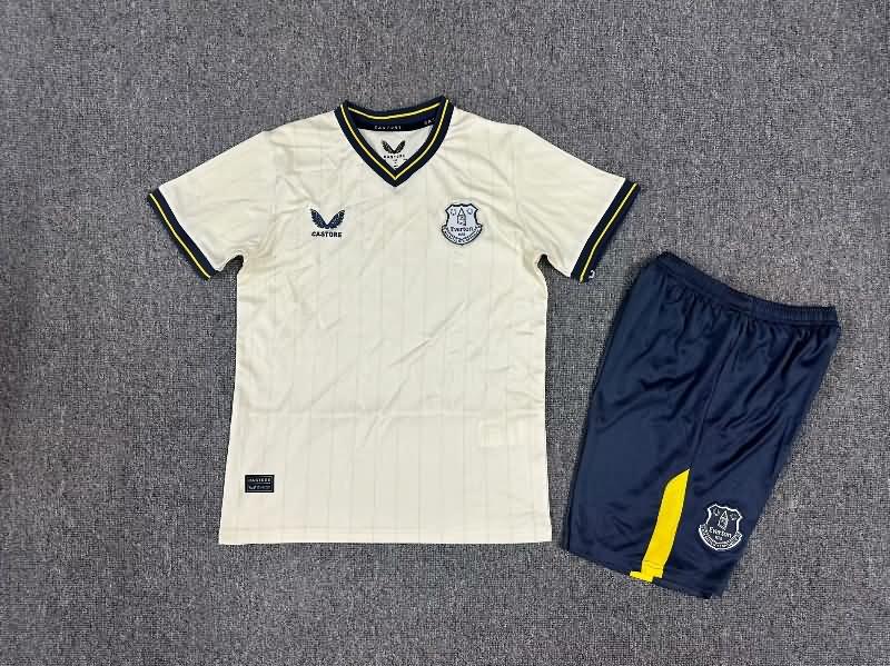 24/25 Everton Third Kids Soccer Jersey And Shorts