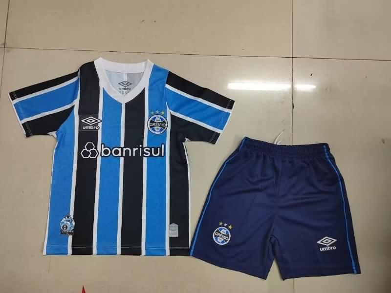 2024 Gremio Home Kids Soccer Jersey And Shorts