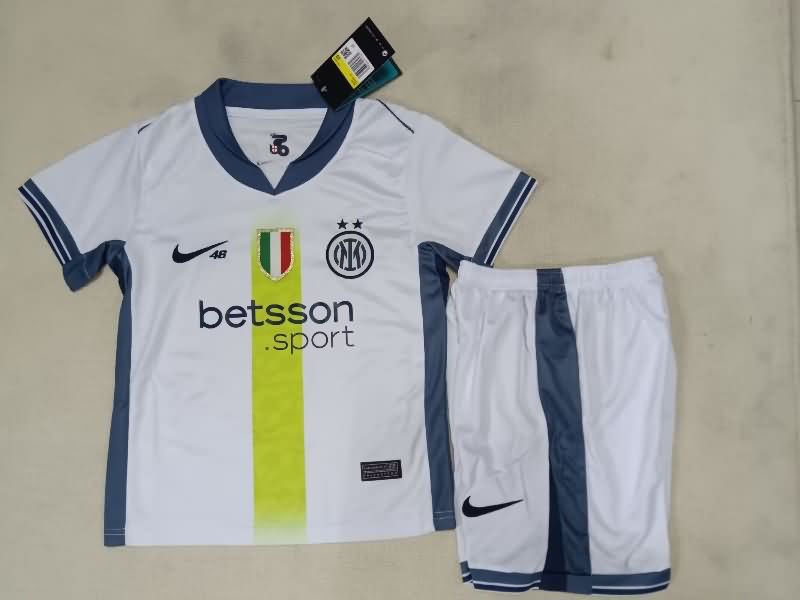 24/25 Inter Milan Special Kids Soccer Jersey And Shorts