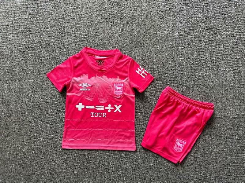 24/25 Ipswich Town Third Kids Soccer Jersey And Shorts