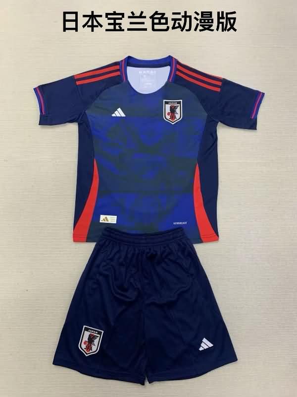 2024 Japan Home Kids Soccer Jersey And Shorts