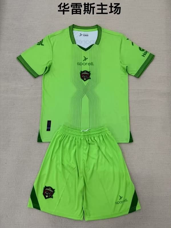 24/25 Juarez Home Kids Soccer Jersey And Shorts