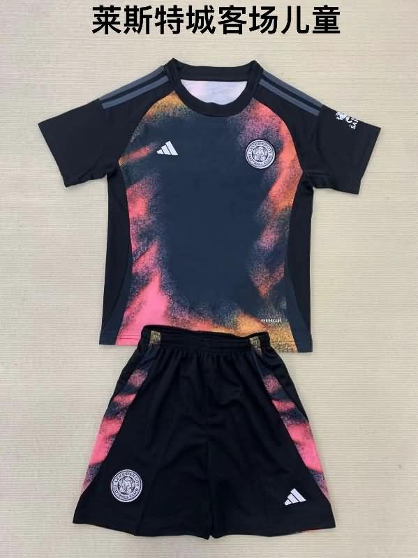 24/25 Leicester City Away Kids Soccer Jersey And Shorts