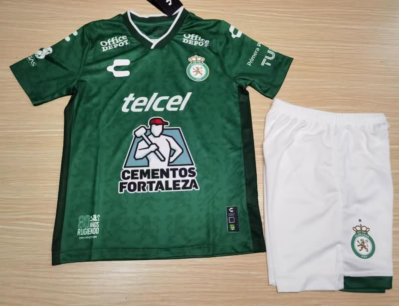 24/25 Leon Home Kids Soccer Jersey And Shorts