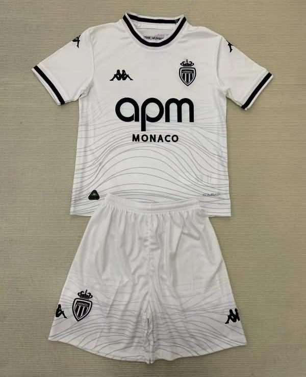 24/25 Monaco Third Kids Soccer Jersey And Shorts