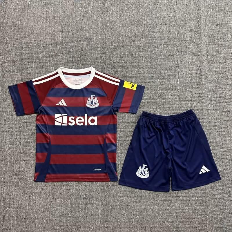 24/25 Newcastle United Away Kids Soccer Jersey And Shorts