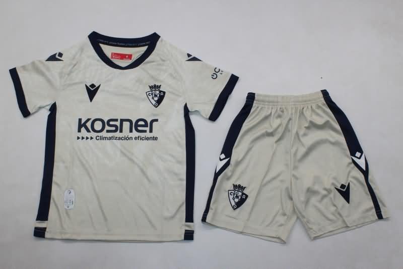 24/25 Osasuna Away Kids Soccer Jersey And Shorts