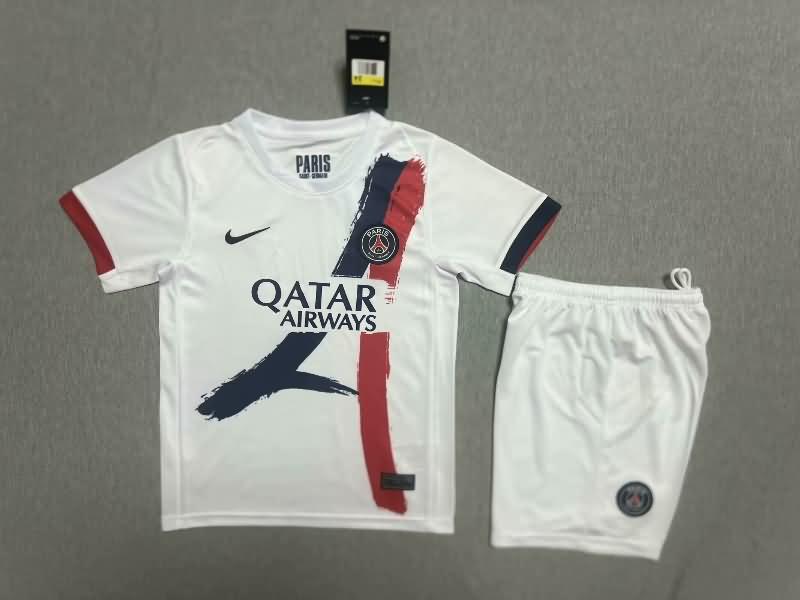 24/25 Paris St Germain Away Kids Soccer Jersey And Shorts Leaked