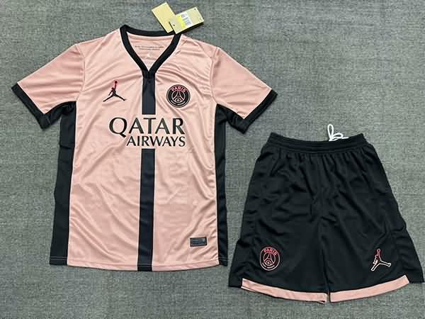 24/25 Paris St Germain Third Kids Soccer Jersey And Shorts