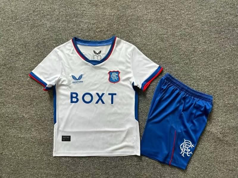 24/25 Rangers Away Kids Soccer Jersey And Shorts