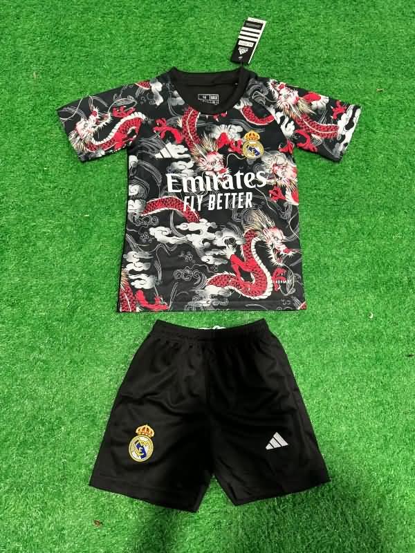 24/25 Real Madrid Special Kids Soccer Jersey And Shorts