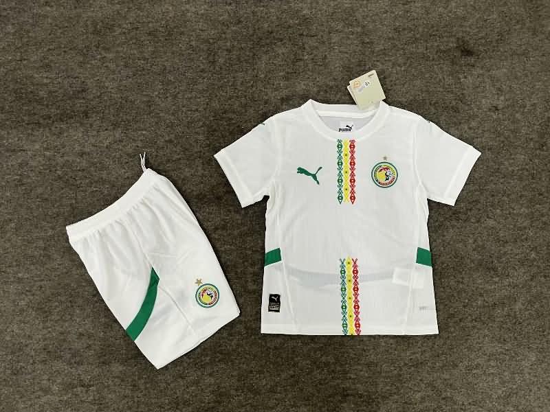 2025 Senegal Home Kids Soccer Jersey And Shorts