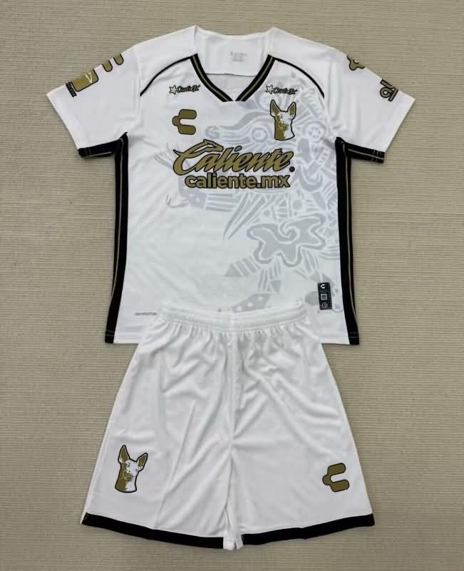 24/25 Tijuana Away Kids Soccer Jersey And Shorts