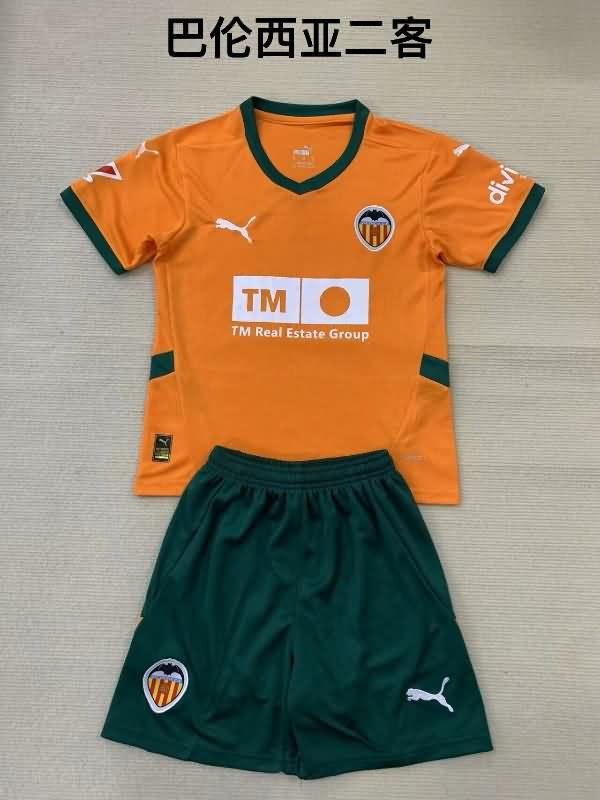 24/25 Valencia Third Kids Soccer Jersey And Shorts