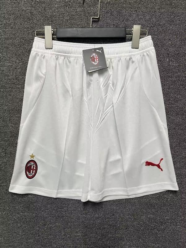 Thailand Quality(AAA) 24/25 AC Milan Home Soccer Shorts