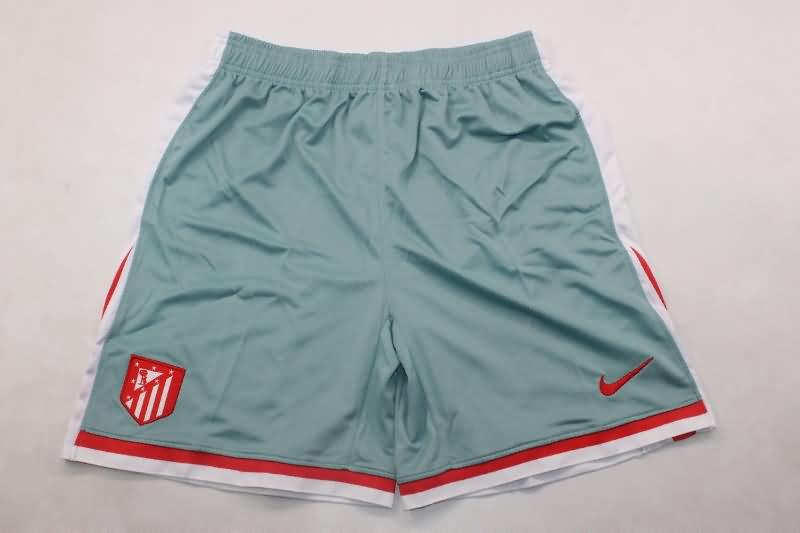 Thailand Quality(AAA) 24/25 Atletico Madrid Away Soccer Shorts