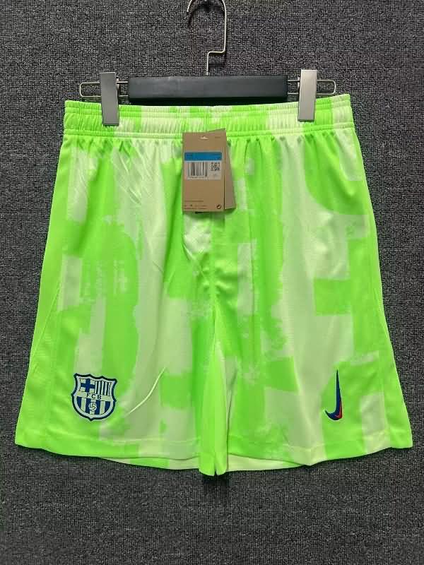 Thailand Quality(AAA) 24/25 Barcelona Third Soccer Shorts