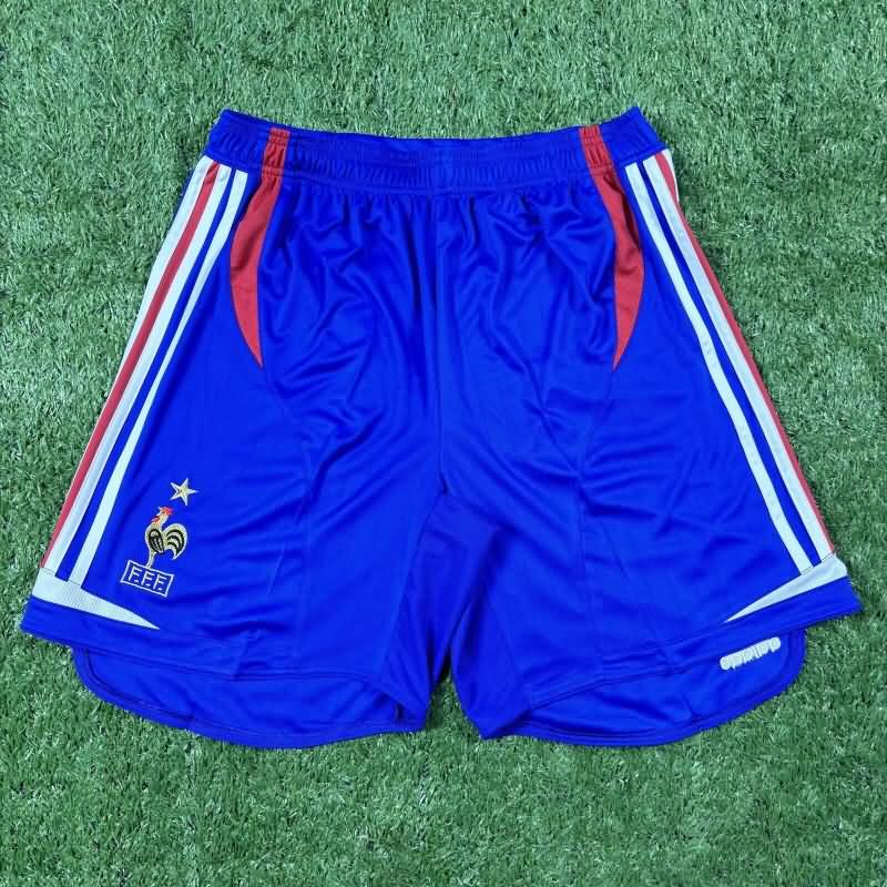 Thailand Quality(AAA) 2006 France Home Soccer Shorts