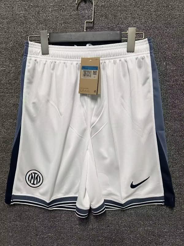 Thailand Quality(AAA) 24/25 Inter Milan Away Soccer Shorts