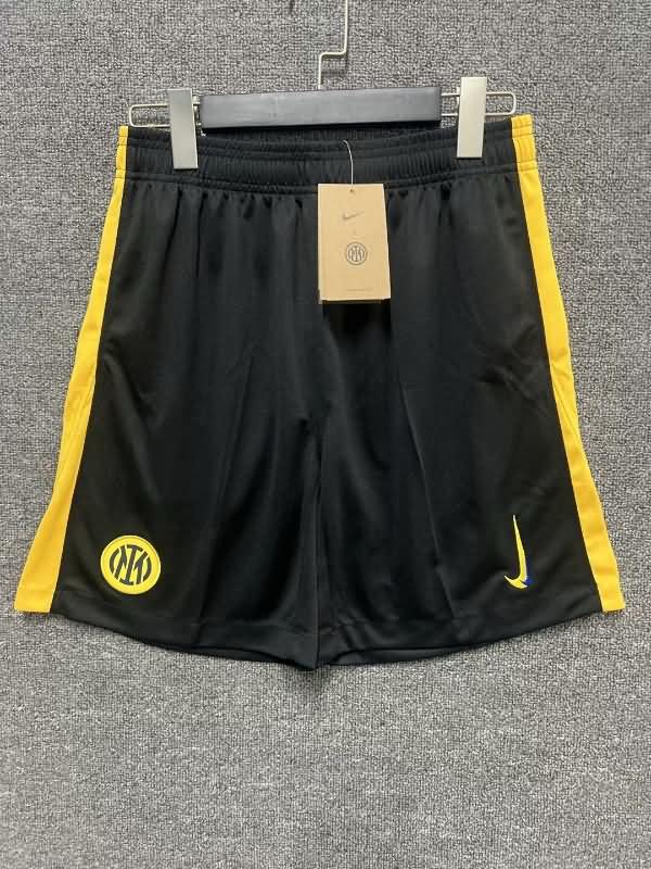 Thailand Quality(AAA) 24/25 Inter Milan Third Soccer Shorts