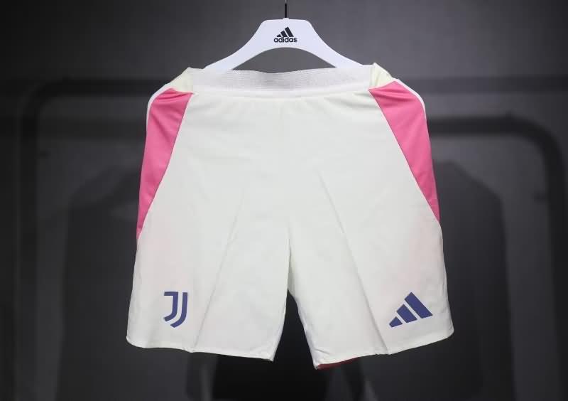 Thailand Quality(AAA) 24/25 Juventus Away Soccer Shorts (Player)