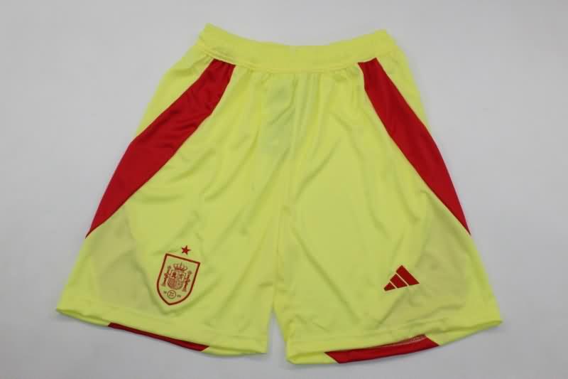 Thailand Quality(AAA) 2024 Spain Away Soccer Shorts