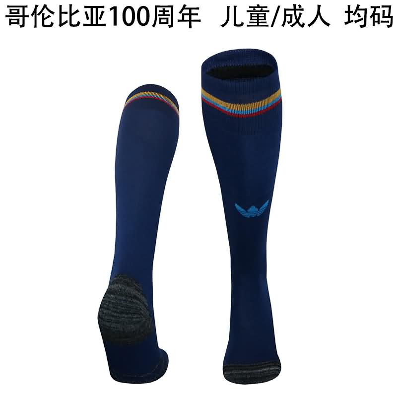 Thailand Quality(AAA) 100th Colombia Anniversary Soccer Socks