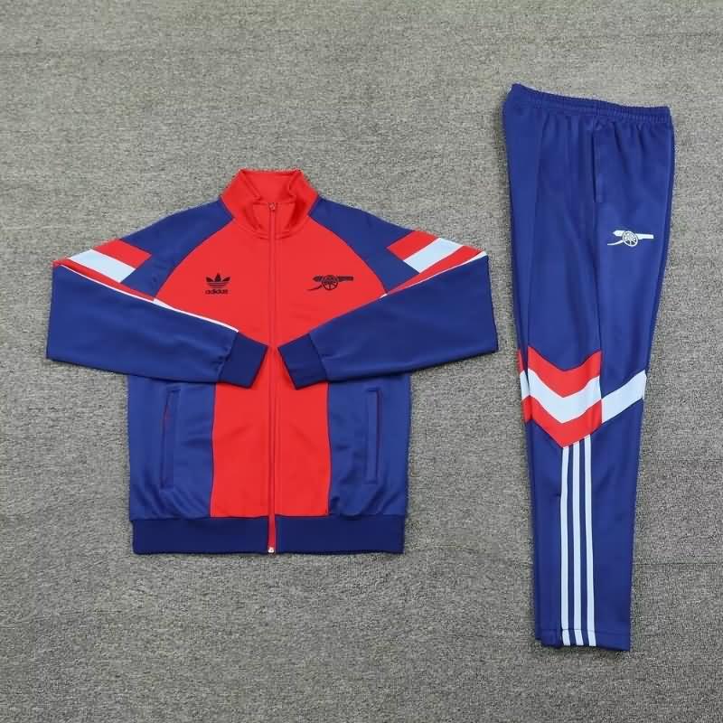 Thailand Quality(AAA) 24/25 Arsenal Red Soccer Tracksuit 03