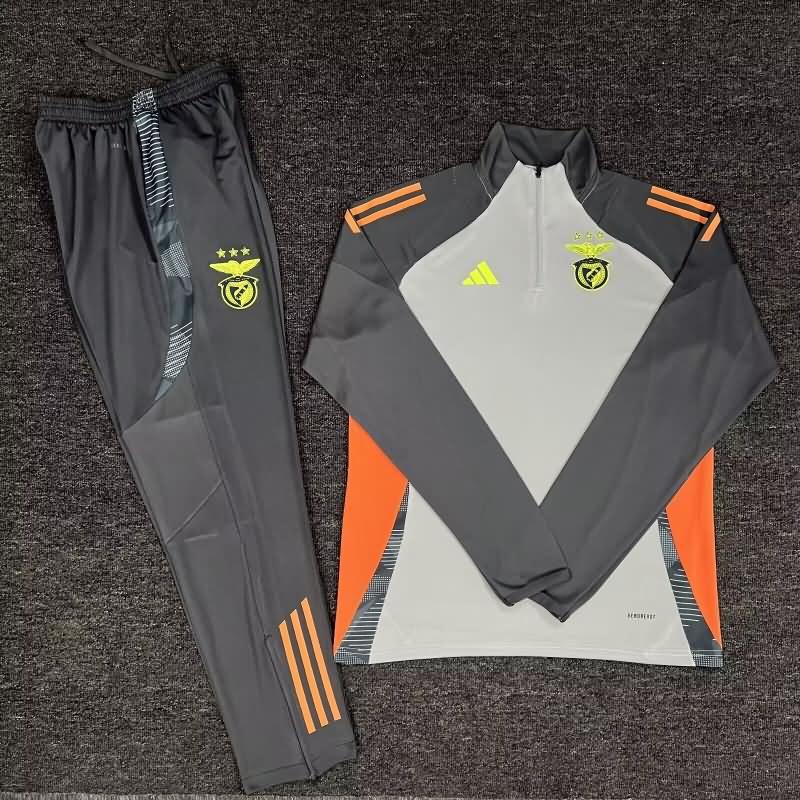 Thailand Quality(AAA) 24/25 Benfica Grey Soccer Tracksuit