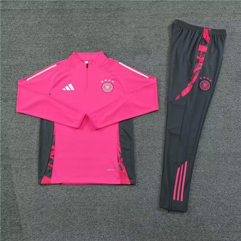 Thailand Quality(AAA) 2024 Germany Pink Soccer Tracksuit