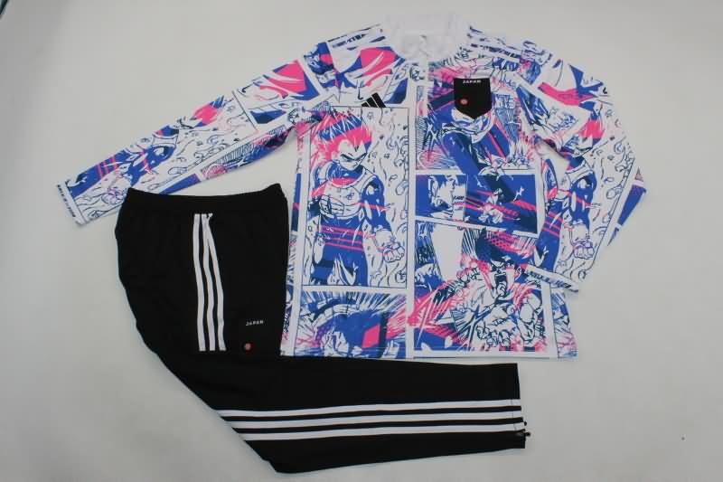 Thailand Quality(AAA) 2024 Japan White Soccer Tracksuit