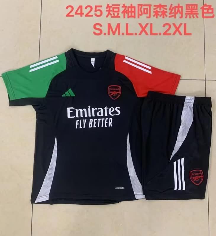 Thailand Quality(AAA) 24/25 Arsenal Black Soccer Training Sets