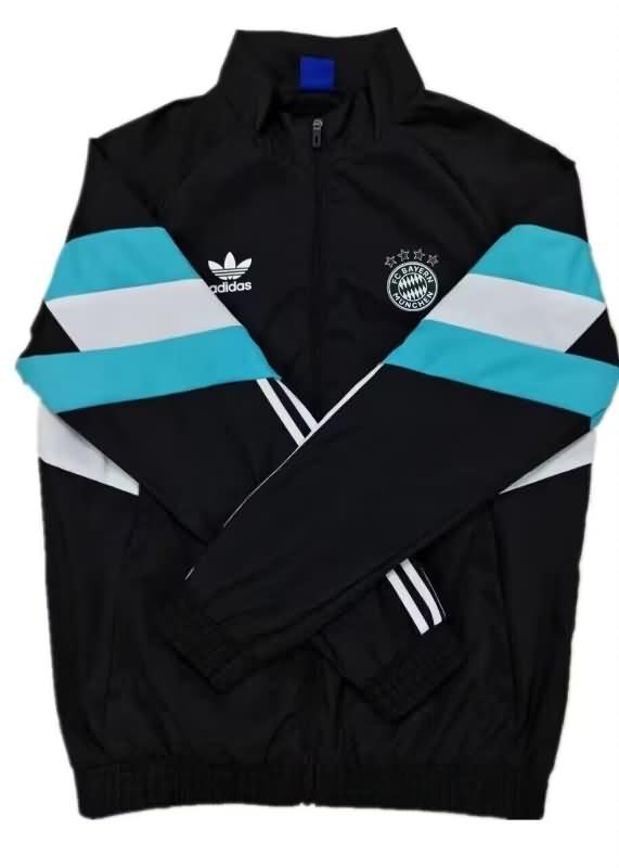 Thailand Quality(AAA) 24/25 Bayern Munich Black Soccer Windbreaker