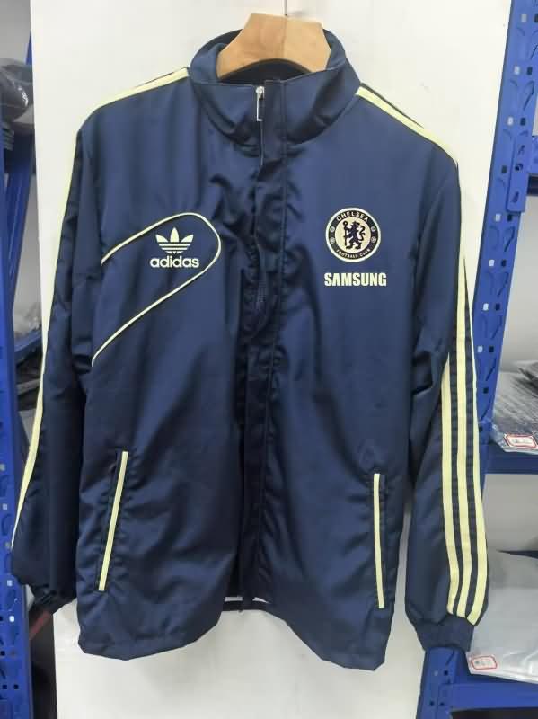 Thailand Quality(AAA) 24/25 Chelsea Dark Blue Soccer Windbreaker