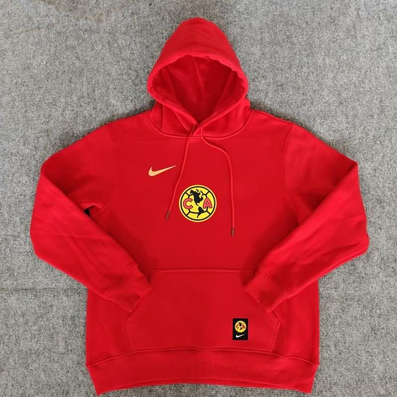 Thailand Quality(AAA) 2024 Club America Red Soccer Hoodies