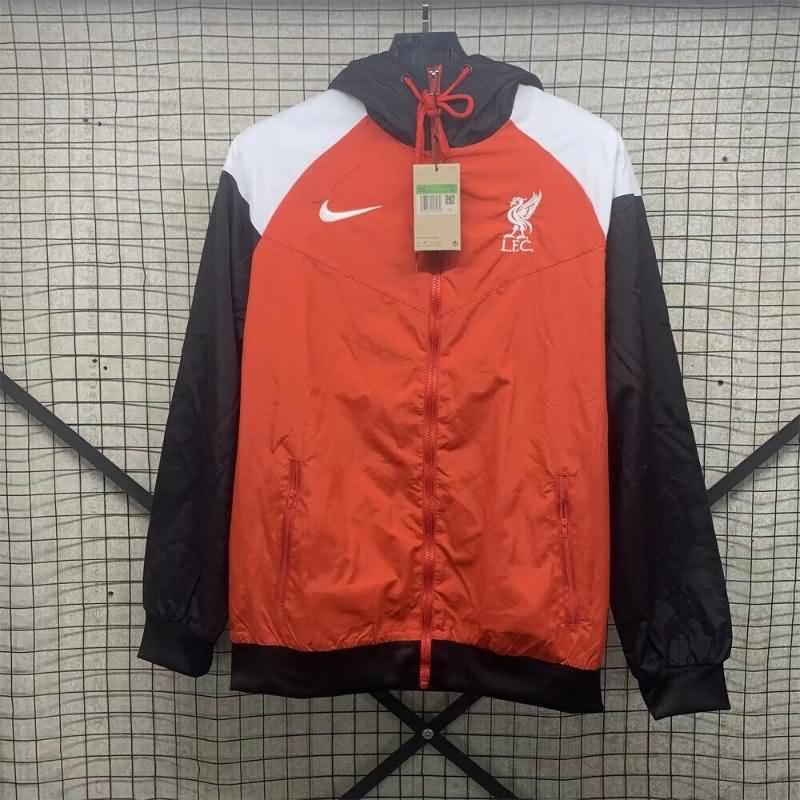 Thailand Quality(AAA) 24/25 Liverpool Red Soccer Windbreaker