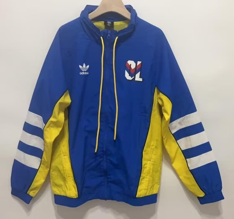 Thailand Quality(AAA) 24/25 Lyon Blue Soccer Windbreaker