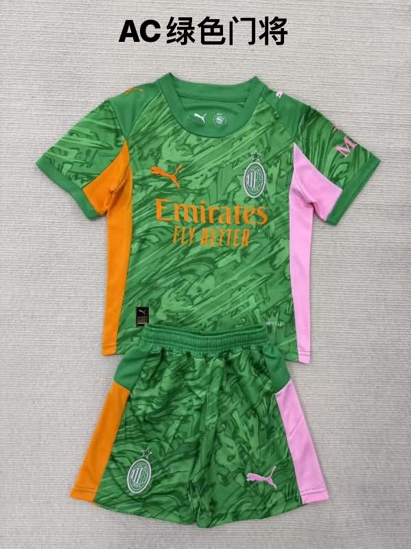 25/26 AC Milan Goalkeeper Green Soccer Jersey