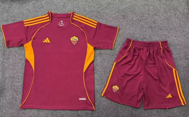 25/26 AS Roma Home Soccer Jersey