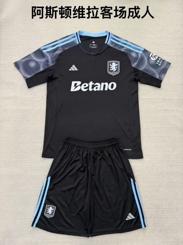 25/26 Aston Villa Away Soccer Jersey
